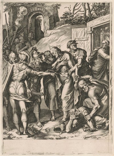 Il tradimento di Cristo da Cornelis Cort, after Girolamo Muziano