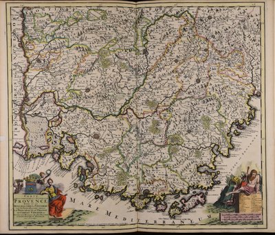 Comté et gouvernement général de Provence: divise en ses Senechaussees et Viguerie avec les terres adjacentes scavoir la principaute d
