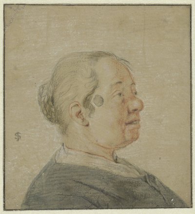 Busto di una donna, profilo a destra da Cornelis Dusart (possibly)