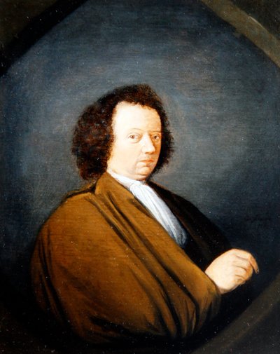 Ritratto di un Uomo, Mezzo Busto, Seduto, 1680 da Cornelis Dusart