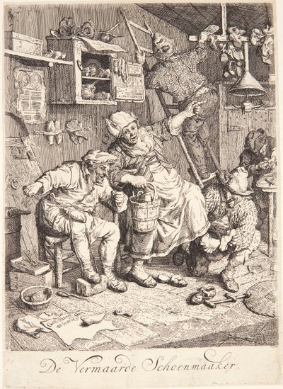 Un calzolaio da Cornelis Dusart
