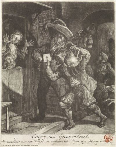 Lotteria di Grootebroek, 1694 da Cornelis Dusart