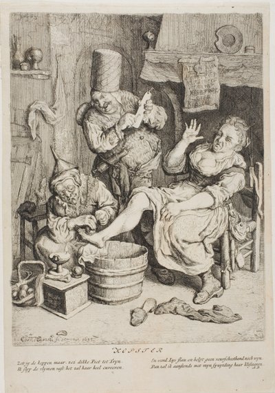 Il coppiere (Kopster) da Cornelis Dusart