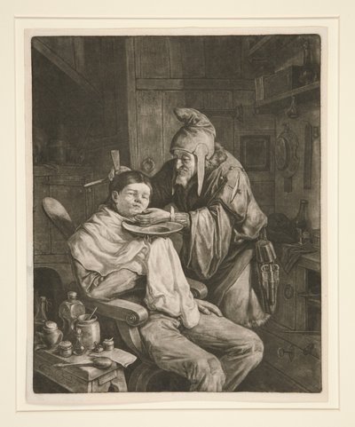 Il chirurgo di villaggio da Cornelis Dusart
