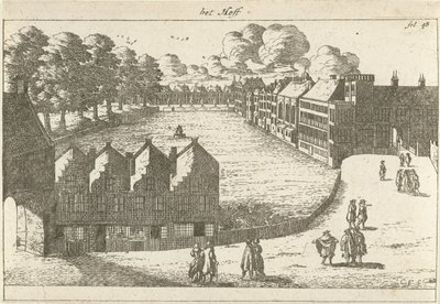 Vista del Buitenhof da Cornelis Elandts