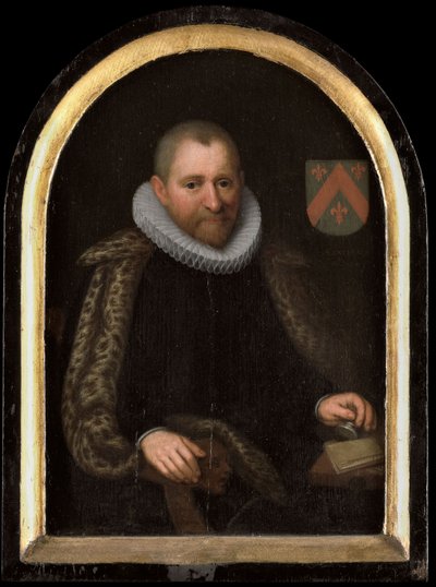 Ritratto di Gerrit Willemsz van Schoterbosch, 1620 circa (olio su tavola) da Cornelis Engelsz