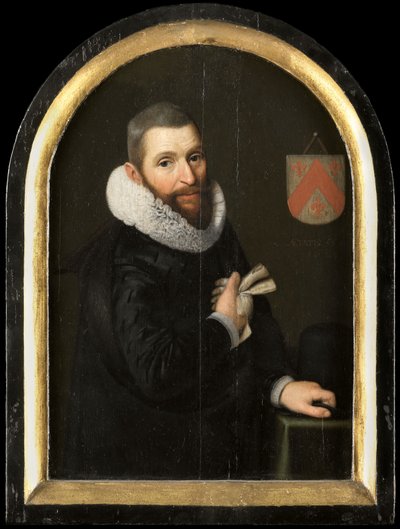 Ritratto di Johan Gerritsz van Schoterbosch, 1620 circa (olio su tavola) da Cornelis Engelsz