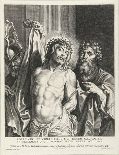 Cristo mostrato al popolo (Ecce Homo) da Cornelis Galle (I)