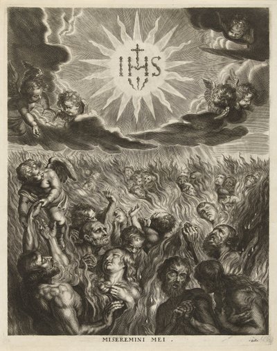 Anime nel purgatorio da Cornelis Galle (I)