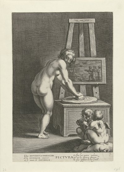 Pictura (la Pittura) da Cornelis Galle (I)
