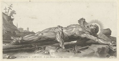 Cristo crocifisso a terra da Cornelis Galle (II)