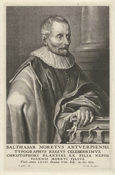Ritratto di Balthasar Moretus da Cornelis Galle (II)