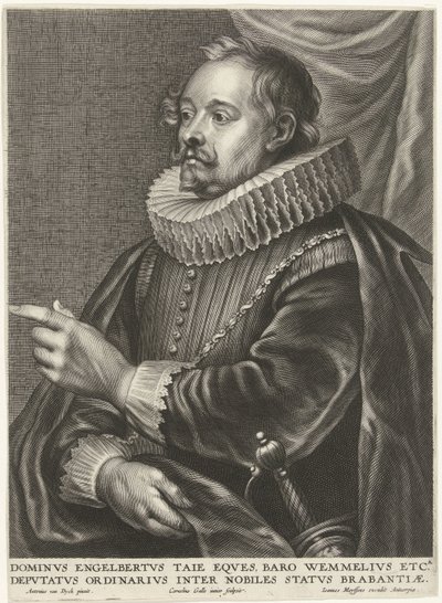 Ritratto di Engelbert Tajé, barone di Wemmel da Cornelis Galle (II)