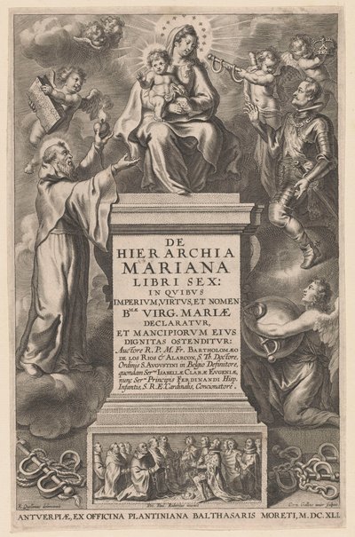 Maria in trono con Bambino da Cornelis Galle (II)