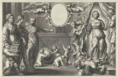 Ragione e Filosofia mostrano la Verità a un giovane da Cornelis Galle (II)
