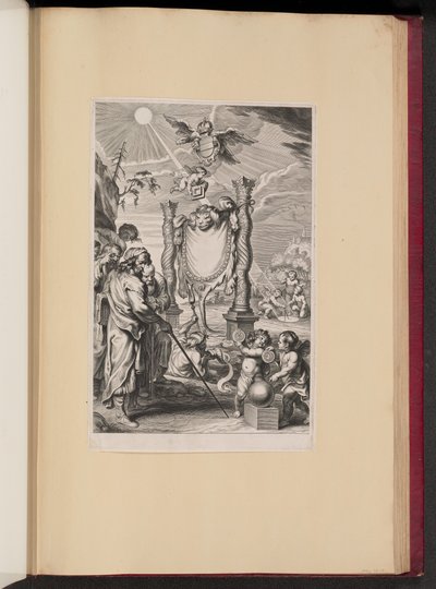 Pagina del titolo per G. de St. Vincent, Opus Geometricum Quadraturae Circuli da Cornelis Galle II after Abraham Diepenbeeck