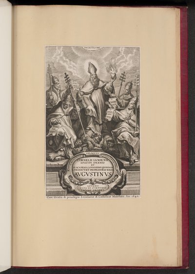 Pagina del titolo per Cornelii Iansenii ... Avgvstinvs da Cornelis Galle I after Sir Peter Paul Rubens