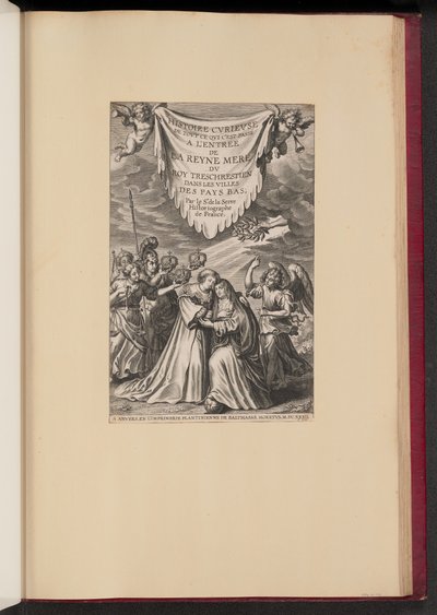 Pagina del titolo per Histoire Cvrievse de Tovt Ce Qui C