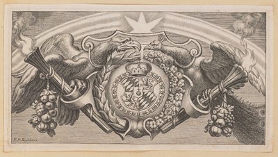 Vignetta per la pagina del titolo di Balthasar Cordier, Catena Patrum Graecorum in Sanctum Ioannem da Cornelis Galle I after Sir Peter Paul Rubens