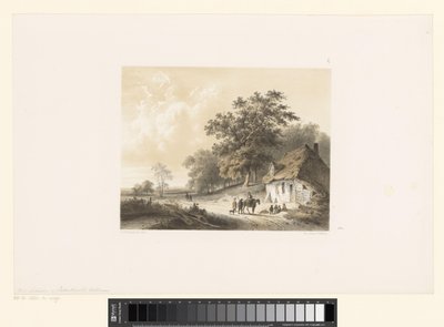 Paesaggio con abitazione da Cornelis Gerrit Verburgh