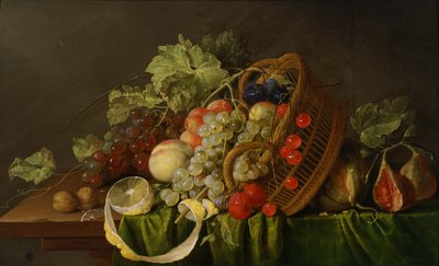 Natura morta con un cesto di frutta, ca 1654 da Cornelis de Heem