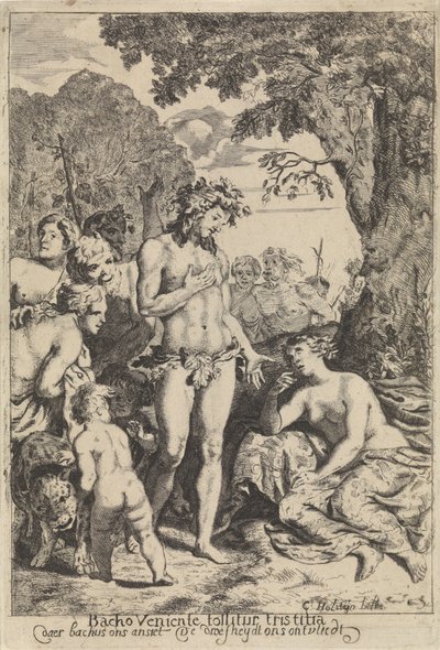 Bacco consola Arianna da Cornelis Holsteyn