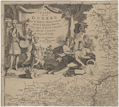 Carta della regione a est e sud di Bruxelles e della contea di Namur da Cornelis Huyberts
