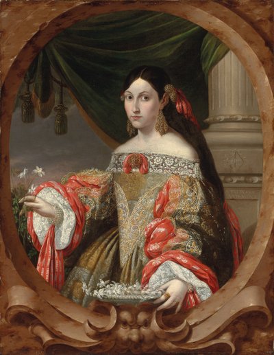 Ritratto di una signora, 1682 da Cornelis III Schut