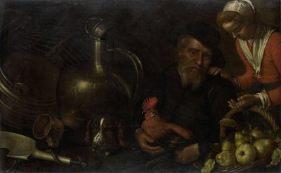 Il venditore di pollame da Cornelis Jacobsz Delff