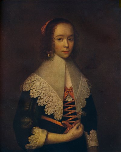 Ritratto di una ragazza, XVII secolo, 1916 da Cornelis Janssens van Ceulen