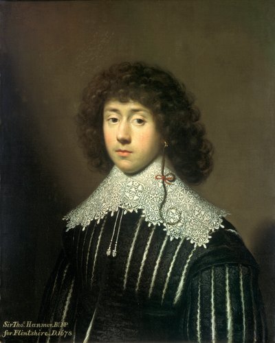 Sir Thomas Hanmer, 1612-1678, 1631 da Cornelis Janssens van Ceulen
