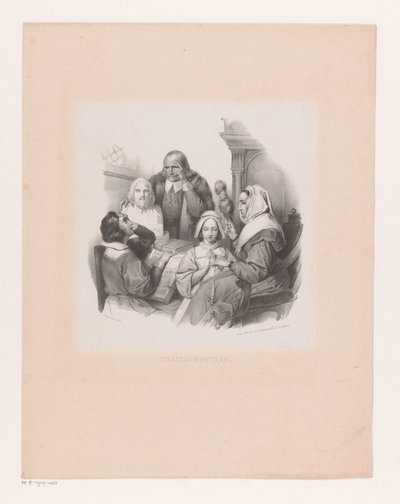 Compagnia filosofica da Cornelis Kruseman