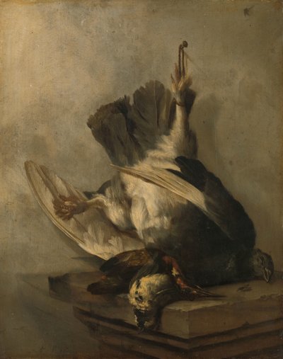 Natura morta con picchio e beccacce da Cornelis Lelienbergh