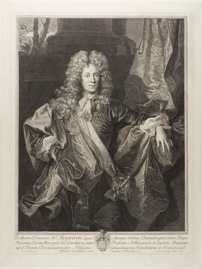 Ritratto di Henning Meyercron da Cornelis Martinus Vermeulen
