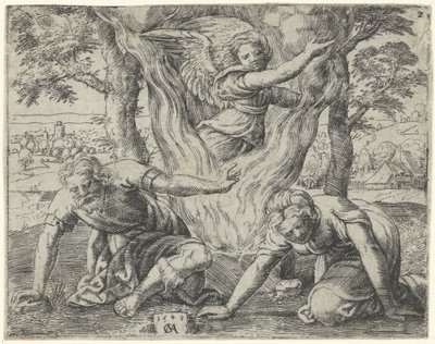 Offerta di Manoach (Storia di Sansone) da Cornelis Massijs