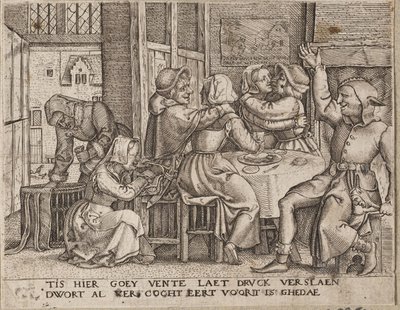 Due coppie di amanti in una locanda da Cornelis Massijs