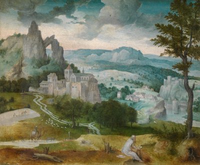 Paesaggio con San Girolamo da Cornelis Massys