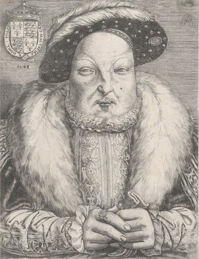 Ritratto di Enrico VIII, ca. 1547 da Cornelis Massys