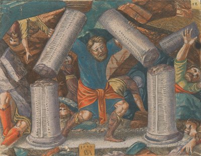 La storia di Sansone, 1549 da Cornelis Massys