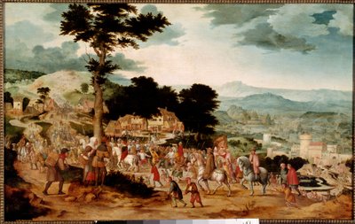 La Via del Calvario da Cornelis Massys