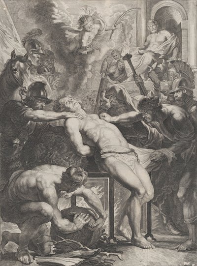 Il martirio di San Lorenzo, ca. 1640-70 da Cornelis Meyssens.