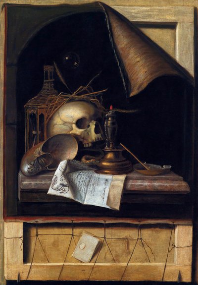 Natura morta con vanità da Cornelis Norbertus Gysbrechts
