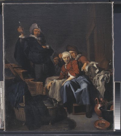 Una contadina malata da Cornelis Pietersz Bega