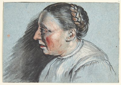 Mezzo busto di una contadina da Cornelis Pietersz Bega