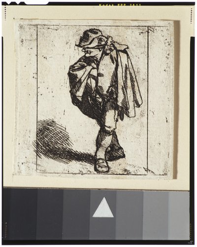 Uomo con una mano infilata nel suo farsetto da Cornelis Pietersz Bega