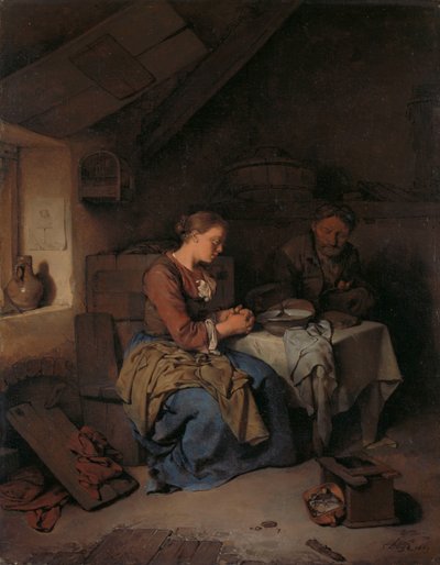 Dire la grazia da Cornelis Pietersz. Bega