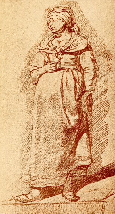 Studio su un contadino olandese da Cornelis Pietersz Bega