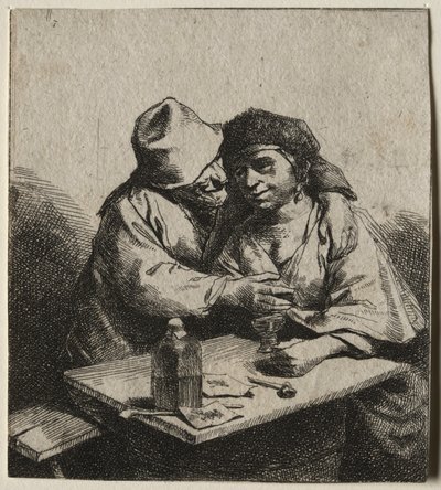 La coppia amorosa da Cornelis Pietersz Bega