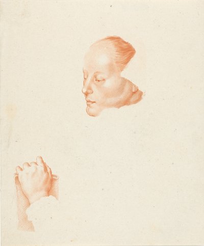 Ritratto di una giovane donna da Cornelis Ploos van Amstel (signed by artist)