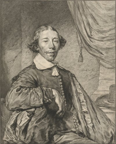 Ritratto di un uomo da Cornelis Ploos van Amstel (signed by artist)